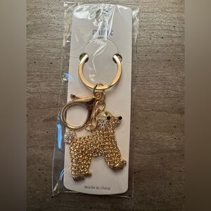 Sparkling Dog Keychain/Bag Charm